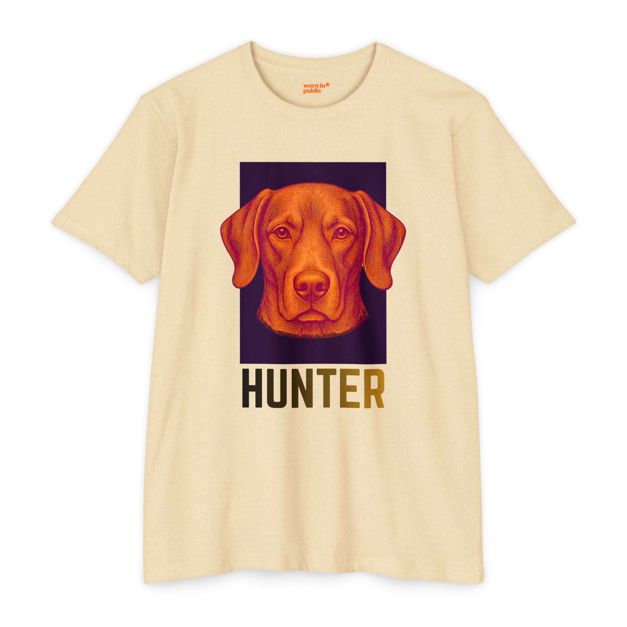 Ultimate Hunter T-Shirt | Retro Vizsla Head Graphic Tee for Dog Lovers