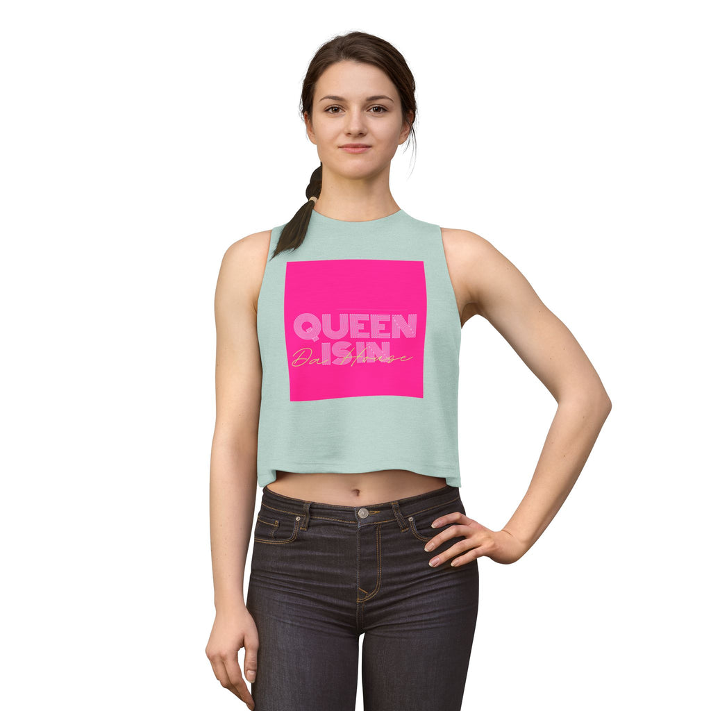 Queen Is In Da House Crop Top | Funny Bold Statement Graphic Top