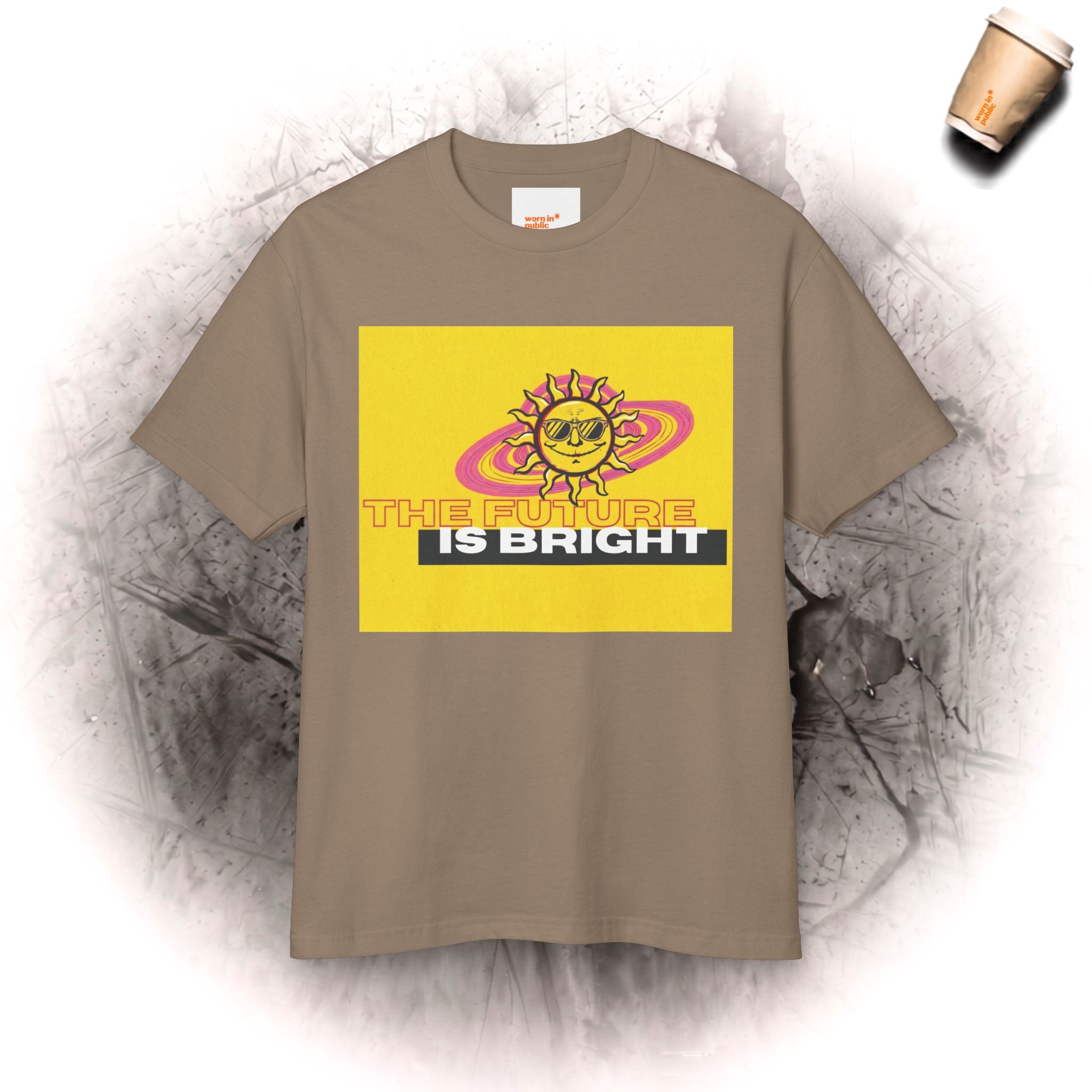 The Future Is Bright T-Shirt | Retro Sonnen Grafik-T-Shirt