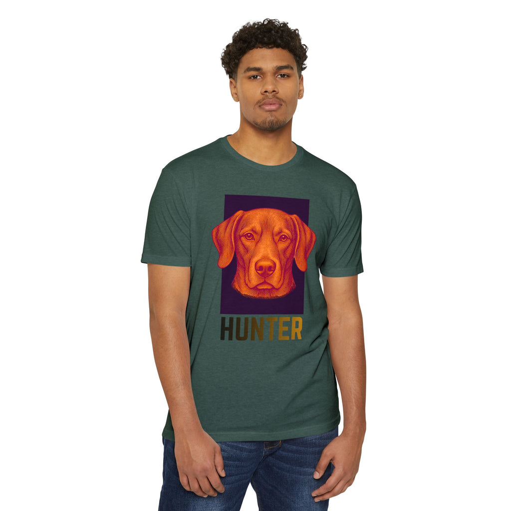 Ultimate Hunter T-Shirt | Retro Vizsla Head Graphic Tee for Dog Lovers