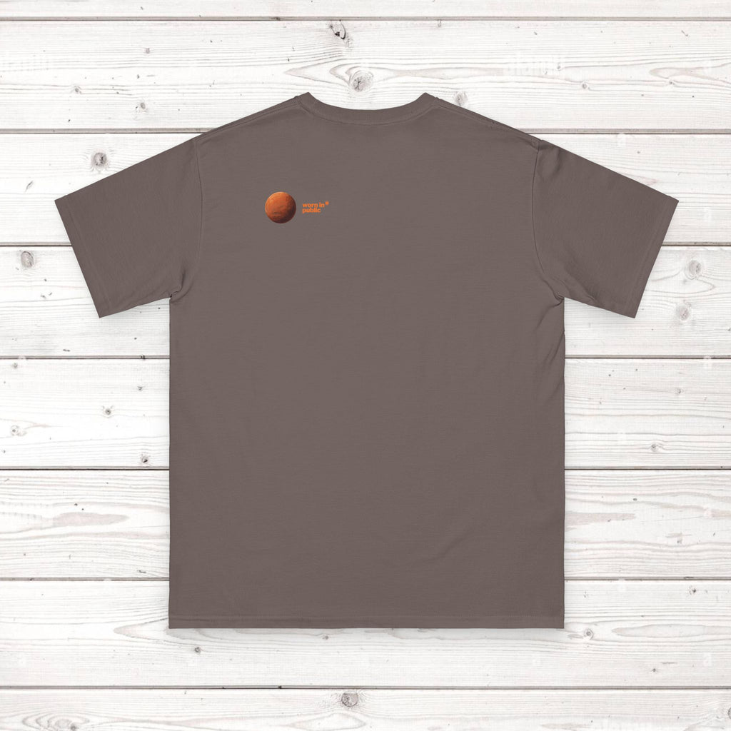 Mars Is Too Far ORGANIC T-Shirt — Retro Space Graphic Tee