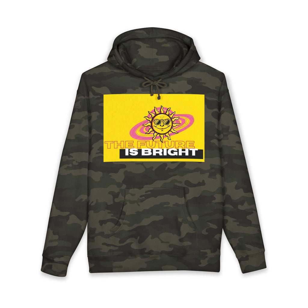 The Future Is Bright Hoodie | Retro Sun Graphic Pullover Sweatshirt