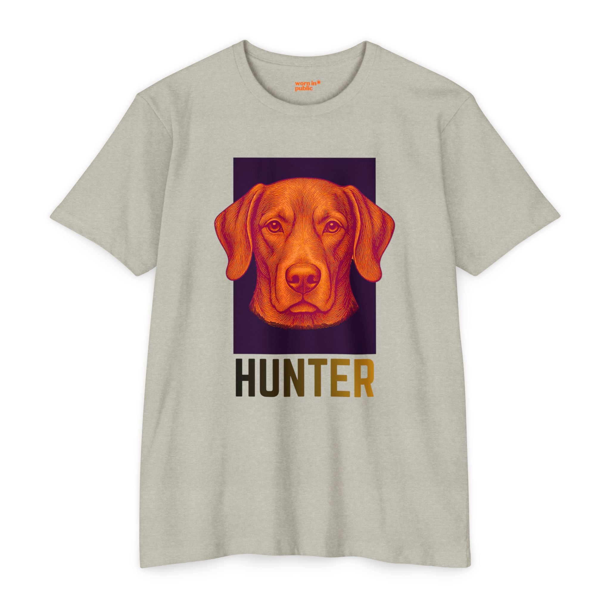 Ultimate Hunter T-Shirt | Retro Vizsla Head Graphic Tee for Dog Lovers