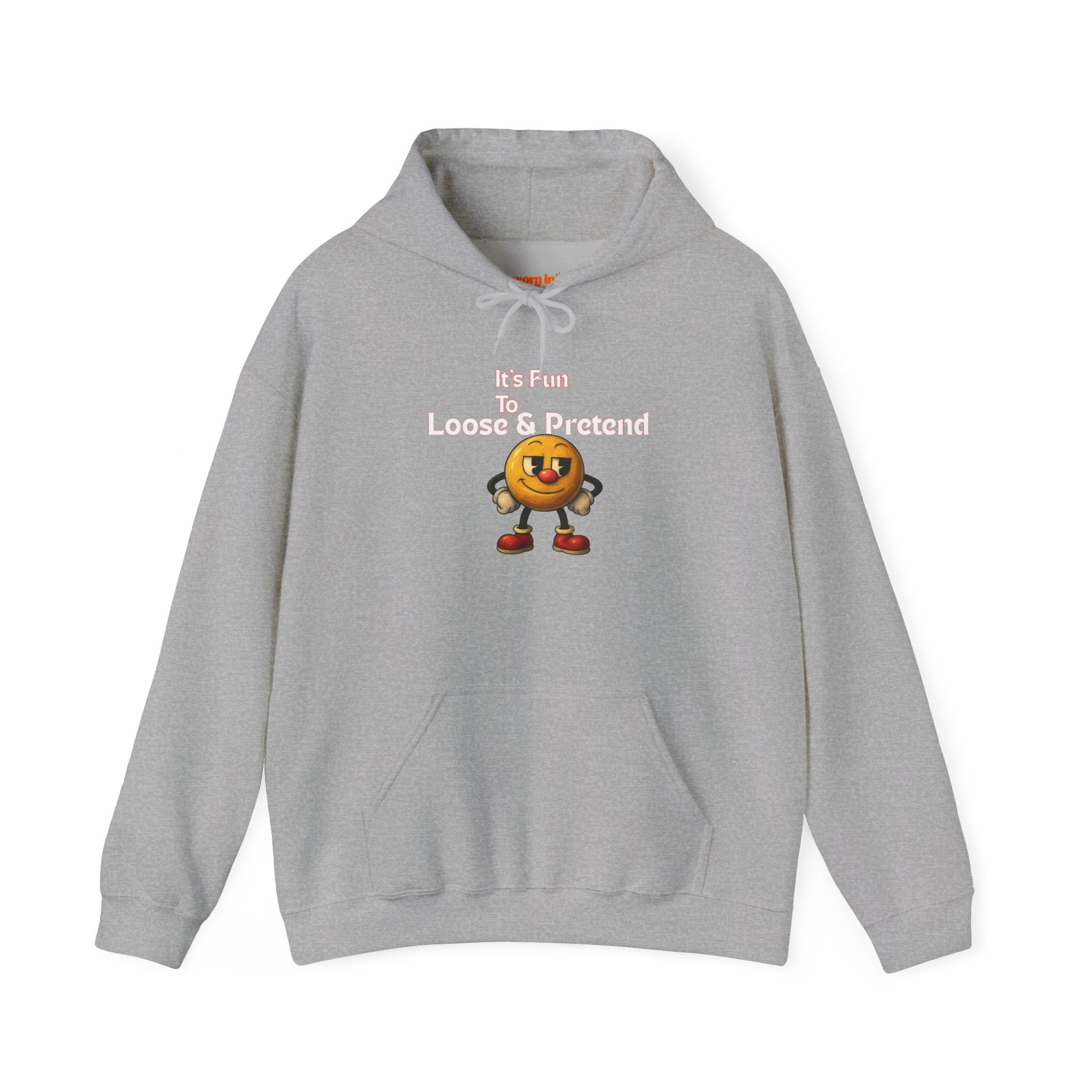 It's Fun to Loose & Pretend Hoodie | Smiley Emoji Graphic Sweatshirt