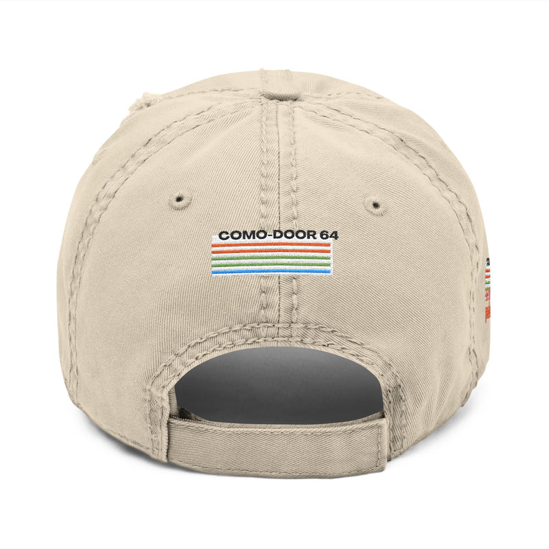 Distressed Bestickte Dad Hat | Vintage COMO-DOOR Kappe