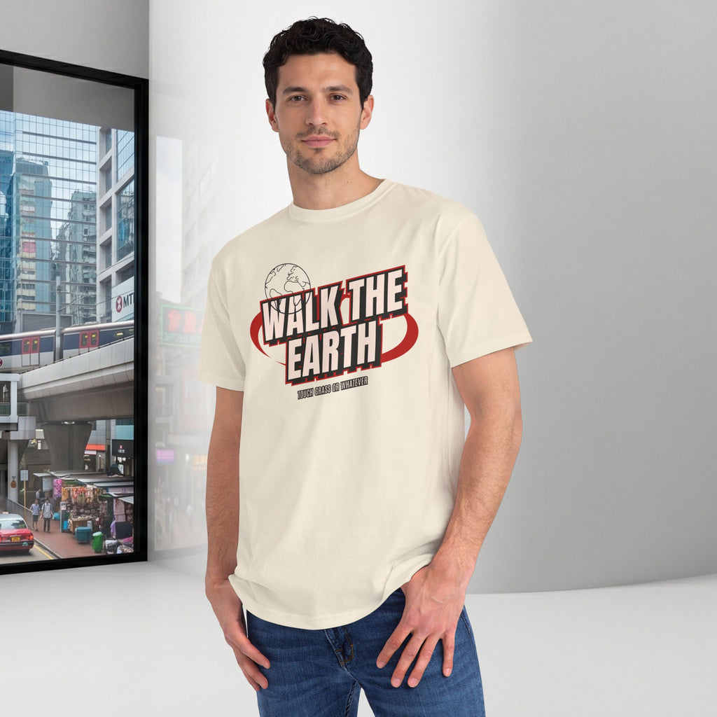 Walk The Earth ORGANIC T-Shirt | Retro Adventure Graphic Tee