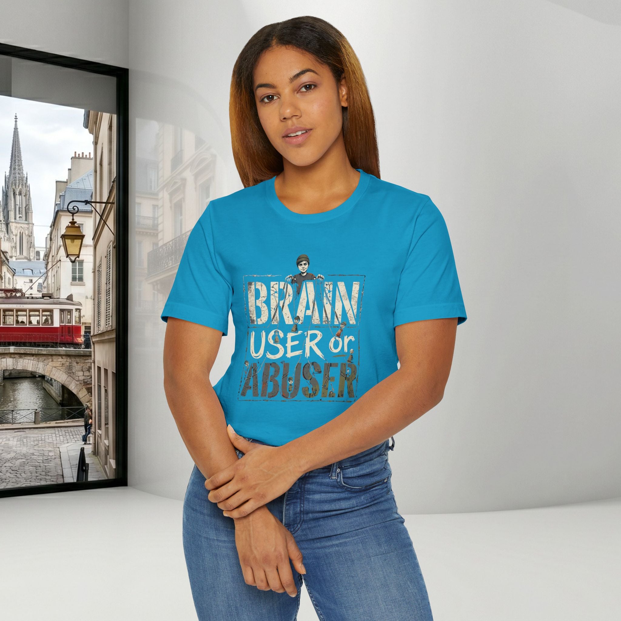 Brain User or Abuser Women's T-Shirt — 'Choose to See' Awareness Tee