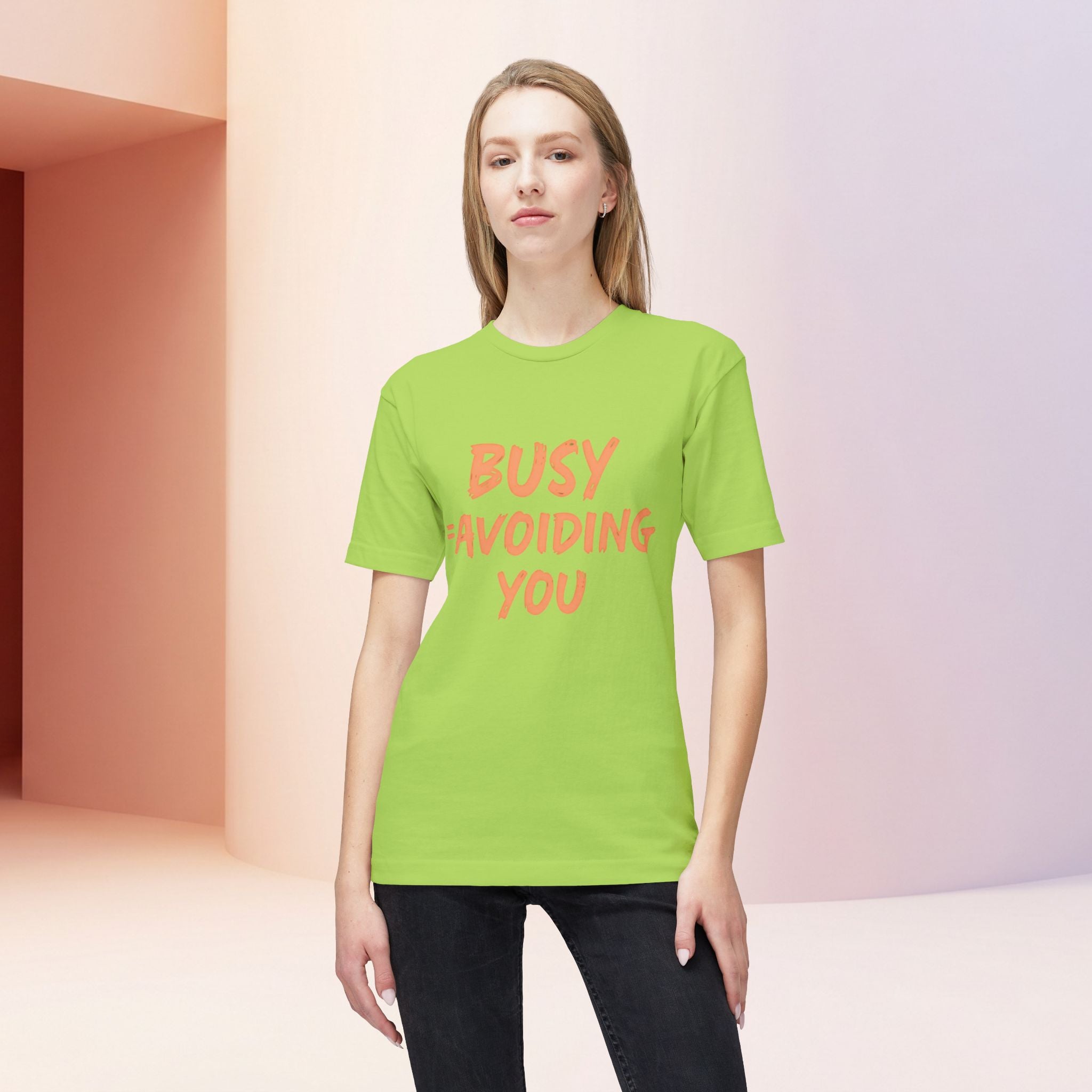 Busy = Avoiding You | Funny Introvert Unisex Graphic Tee MADE IN USA